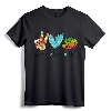 Painting Palette Funny Art Teacher Gifts T-Shirt - Peace Love Art Teacher Appreciation Tee for Men and Women
