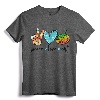 Painting Palette Funny Art Teacher Gifts T-Shirt - Peace Love Art Teacher Appreciation Tee for Men and Women
