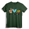 Painting Palette Funny Art Teacher Gifts T-Shirt - Peace Love Art Teacher Appreciation Tee for Men and Women