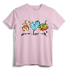Painting Palette Funny Art Teacher Gifts T-Shirt - Peace Love Art Teacher Appreciation Tee for Men and Women