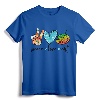 Painting Palette Funny Art Teacher Gifts T-Shirt - Peace Love Art Teacher Appreciation Tee for Men and Women