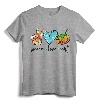 Painting Palette Funny Art Teacher Gifts T-Shirt - Peace Love Art Teacher Appreciation Tee for Men and Women