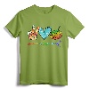 Painting Palette Peace Love Art Teacher Gifts T-Shirt - Cute & Stylish Teacher Appreciation Gift for Art Lovers