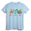 Painting Palette Peace Love Art Teacher Gifts T-Shirt - Cute & Stylish Teacher Appreciation Gift for Art Lovers