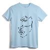 Face Abstract Line Art Drawing Top - Minimalist Aesthetic T-Shirt for Women and Teenage Girls