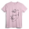 Face Abstract Line Art Drawing Top - Minimalist Aesthetic T-Shirt for Women and Teenage Girls