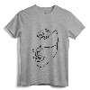 Face Abstract Line Art Drawing Top - Minimalist Aesthetic T-Shirt for Women and Teenage Girls