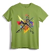 Kandinsky On White II 1923 Artwork T-Shirt - Abstract Painting Lovers Tee for Men, Women, and Kids
