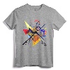 Kandinsky On White II 1923 Artwork T-Shirt - Abstract Painting Lovers Tee for Men, Women, and Kids