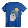 Faces Abstract Boho Line Art Drawing Tee - Trendy Aesthetic Top T-Shirt with Minimalist Design