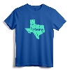 Texas 'Home' Is Where the Heart Is Distressed Map T-Shirt - Texan Pride Graphic Tee for Men, Women, and Children