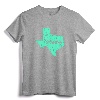 Texas 'Home' Is Where the Heart Is Distressed Map T-Shirt - Texan Pride Graphic Tee for Men, Women, and Children