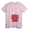 Womens Peanuts Snoopy Christmas Lights V-Neck T-Shirt - Officially Licensed Festive Tee for Women - Lightweight Graphic Art Code OPNT-0016