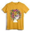 Flower Afro Hair Puerto Rico Shirt - Black Melanin Queen T-Shirt for Women - Empowerment Present for Afro-Puerto Rican Women