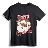 Merry Christmas African American Santa Claus Long Sleeve T-Shirt - Festive Holiday Apparel for Diverse Christmas Celebrations