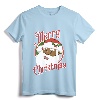 Merry Christmas African American Santa Claus Long Sleeve T-Shirt - Festive Holiday Apparel for Diverse Christmas Celebrations