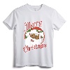 Merry Christmas African American Santa Claus Long Sleeve T-Shirt - Festive Holiday Apparel for Diverse Christmas Celebrations