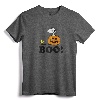 Peanuts Halloween Snoopy Woodstock BOO! Raglan Baseball Tee - Officially Licensed Lightweight Graphic Art Shirt