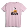 Peanuts Halloween Snoopy Woodstock BOO! Raglan Baseball Tee - Officially Licensed Lightweight Graphic Art Shirt