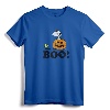 Peanuts Halloween Snoopy Woodstock BOO! Raglan Baseball Tee - Officially Licensed Lightweight Graphic Art Shirt