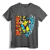 Marvel X-Men Wolverine Vintage Claw Slice Graphic T-Shirt - Official Licensed Tee for Men and Women
