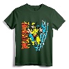 Marvel X-Men Wolverine Vintage Claw Slice Graphic T-Shirt - Official Licensed Tee for Men and Women
