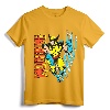 Marvel X-Men Wolverine Vintage Claw Slice Graphic T-Shirt - Official Licensed Tee for Men and Women