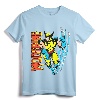 Marvel X-Men Wolverine Vintage Claw Slice Graphic T-Shirt - Official Licensed Tee for Men and Women