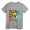 Marvel X-Men Wolverine Vintage Claw Slice Graphic T-Shirt - Official Licensed Tee for Men and Women