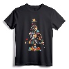 Art Xmas Tree Decor Art Teacher Ugly Artist Christmas Gift T-Shirt - Unique Festive Apparel for Artists and Art Lovers
