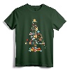 Art Xmas Tree Decor Art Teacher Ugly Artist Christmas Gift T-Shirt - Unique Festive Apparel for Artists and Art Lovers