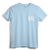 San Diego - SD - Minimalistic Pocket Design - Classic T-Shirt - Retro Vintage Souvenir Tee for California Enthusiasts