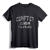 Compton California CA Vintage Established Sports Design T-Shirt - Retro Hometown Pride Tee for Men, Women, Kids