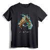 Aquaman Movie Water Shield T-Shirt - Officially Licensed DC Comics Tee for Adults, Women, and Kids