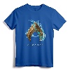 Aquaman Movie Water Shield T-Shirt - Officially Licensed DC Comics Tee for Adults, Women, and Kids
