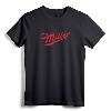 Standard Miller Script Beer T-Shirt - Classic Logo Apparel for Beer Enthusiasts by Miller Brewing Co.