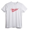 Standard Miller Script Beer T-Shirt - Classic Logo Apparel for Beer Enthusiasts by Miller Brewing Co.