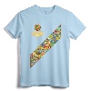 Disney Pixar Up Russell Badges Chest Patch Halloween T-Shirt - Officially Licensed Up Movie Apparel for Fans and Collectors