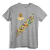 Disney Pixar Up Russell Badges Chest Patch Halloween T-Shirt - Officially Licensed Up Movie Apparel for Fans and Collectors
