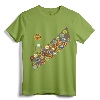 Disney Pixar Up Russell Patches Halloween T-Shirt - Officially Licensed Up Movie Apparel for Disney Fans