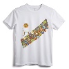 Disney Pixar Up Russell Patches Halloween T-Shirt - Officially Licensed Up Movie Apparel for Disney Fans