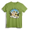 Disney Pixar Up Russell Dug Vintage Hug Graphic T-Shirt - Officially Licensed Tee for Fans of Up Movie