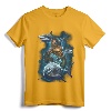 Aquaman Movie Swimming With Sharks T-Shirt - Officially Licensed DC Comics Apparel for Fans of the Underwater Hero