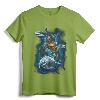 Aquaman Movie Swimming With Sharks T-Shirt - Officially Licensed DC Comics Apparel for Fans of the Underwater Hero