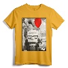 Disney Pixar Up Carl & Russell Vintage Retro Trumpet Picture T-Shirt - Official Wilderness Explorer Adventure Is Out There Apparel for Women, Men, Boys, Girls, and Toddlers