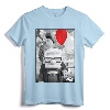 Disney Pixar Up Carl & Russell Vintage Retro Trumpet Picture T-Shirt - Official Wilderness Explorer Adventure Is Out There Apparel for Women, Men, Boys, Girls, and Toddlers