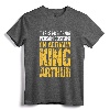 Medieval Literature King Arthur T-Shirt - European History Tee for Fans of Arthurian Legends and Knights