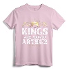 Kings Are Named ARTHUR Funny Personalized Name Joke Men T-Shirt - Unique Father's Day Present for Men, Women, Kids - Customized Matching Name Apparel