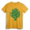 Artichoke T-Shirt - Green Vegetable Apparel for Vegetarians, Vegans, and Vegetable Fans