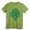 Artichoke T-Shirt - Green Vegetable Apparel for Vegetarians, Vegans, and Vegetable Fans